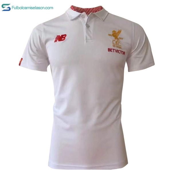 Polo Liverpool 2017/18 Blanco